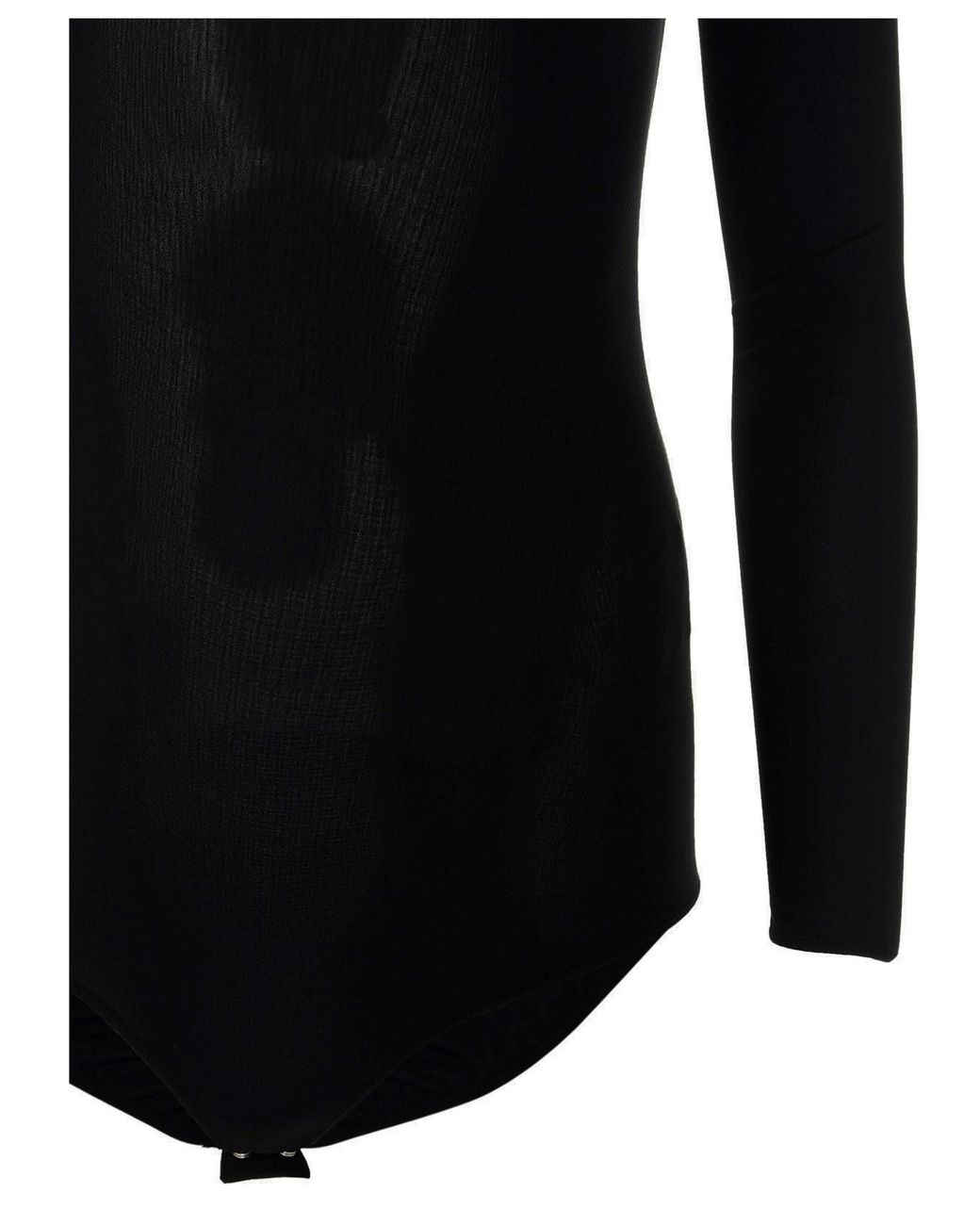 Maison Margiela Black Polyamide Bodysuit Clothing