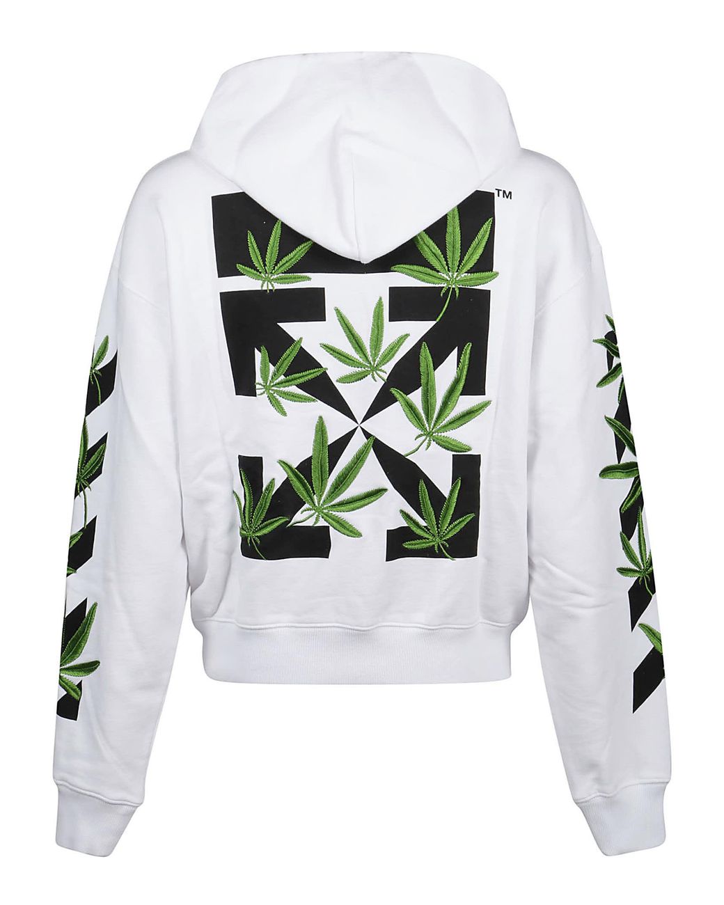 Off-White c/o Virgil Abloh Cotton Weed Arrows Over Sweatshirt in 