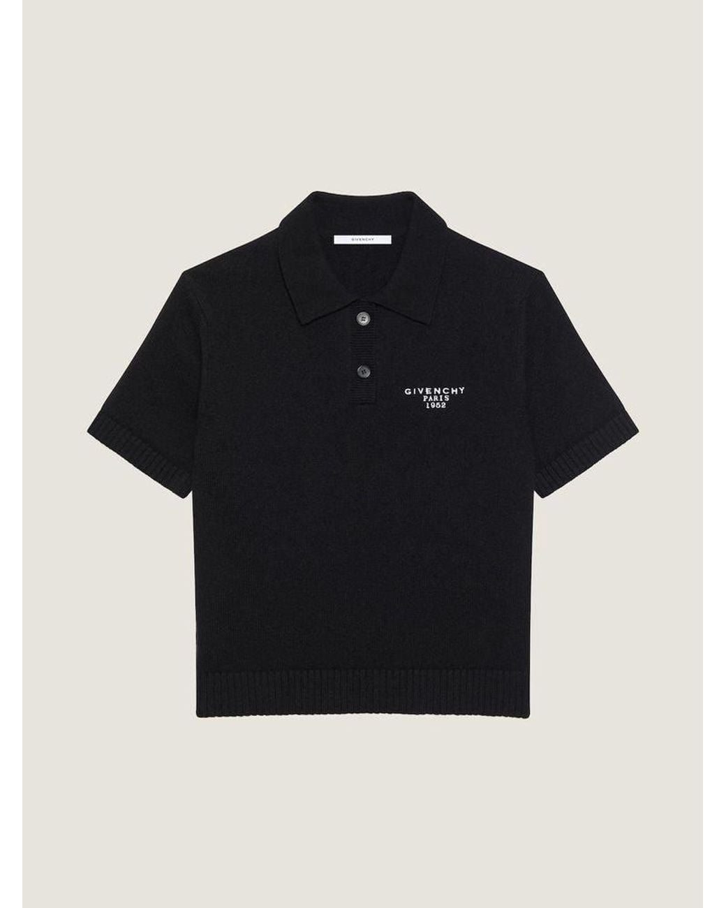 Givenchy Blue Givenchy Embroidered Logo Polo