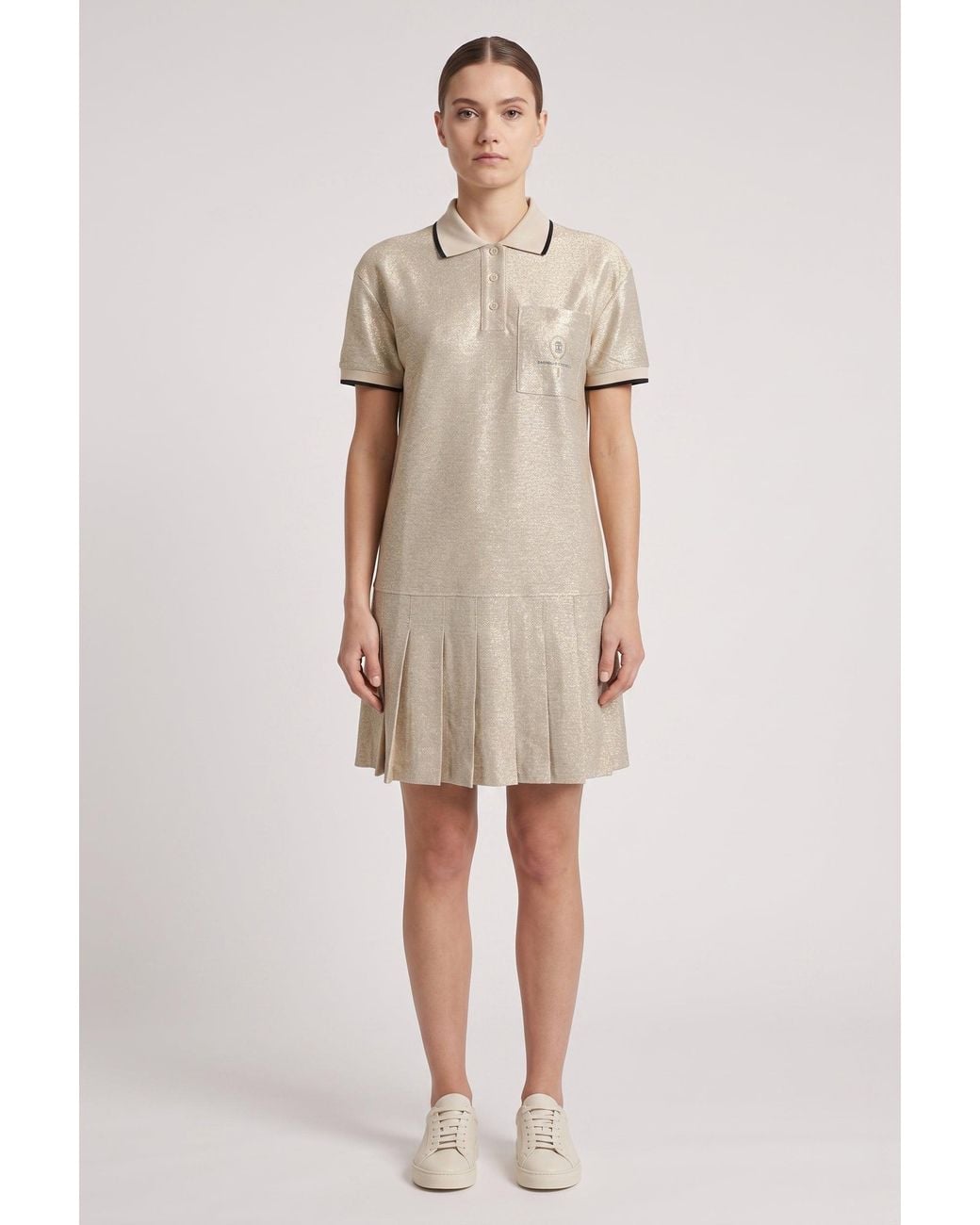 Brunello Cucinelli Natural Light Linen Blend Dress Nwt