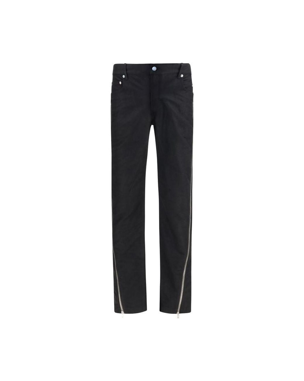 Rick Owens Blue Black Wool Oves Aries Straight for men