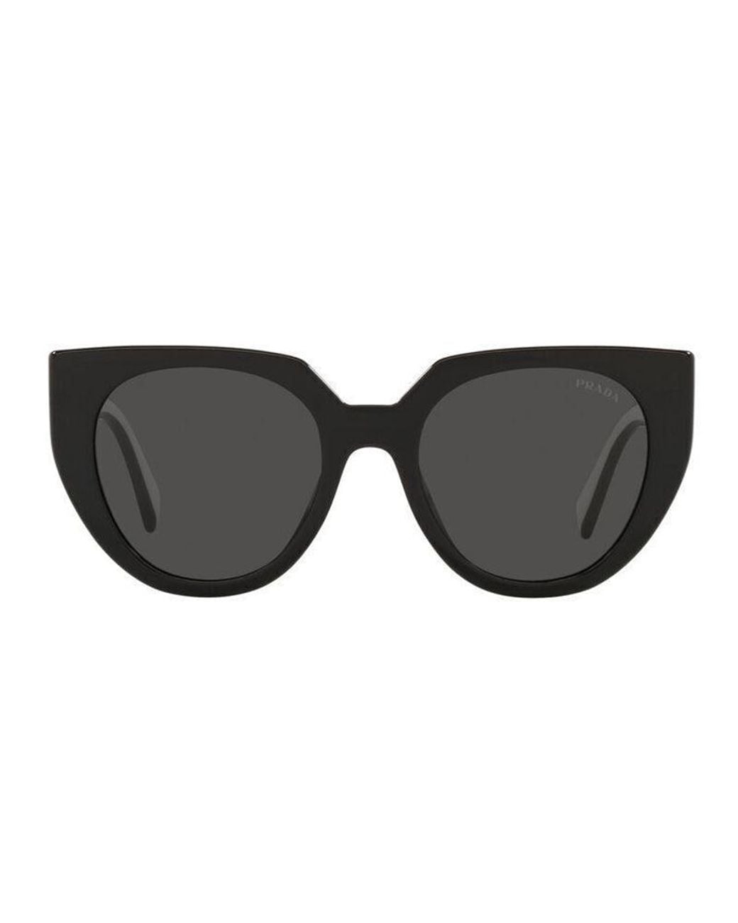 Prada Black Sunglasses Cat Eye Full Rim, Frame And Dark Lens Pr14Ws09Q5S0