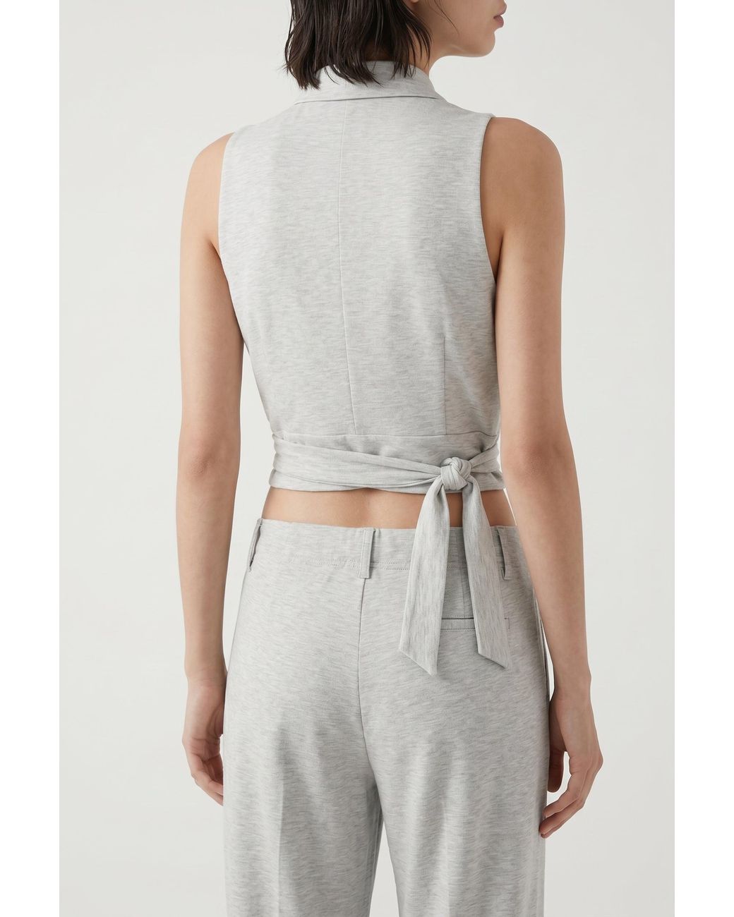 Brunello Cucinelli Gray Light Sleeveless Shirt