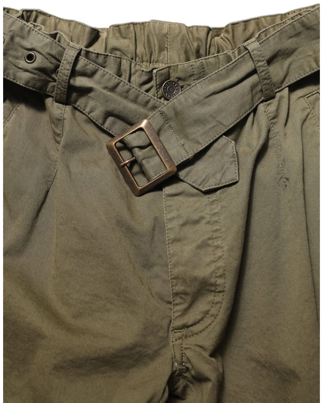 Dolce & Gabbana Green High Waist Cargo Trouser Pants Cotton Acetate Elastane