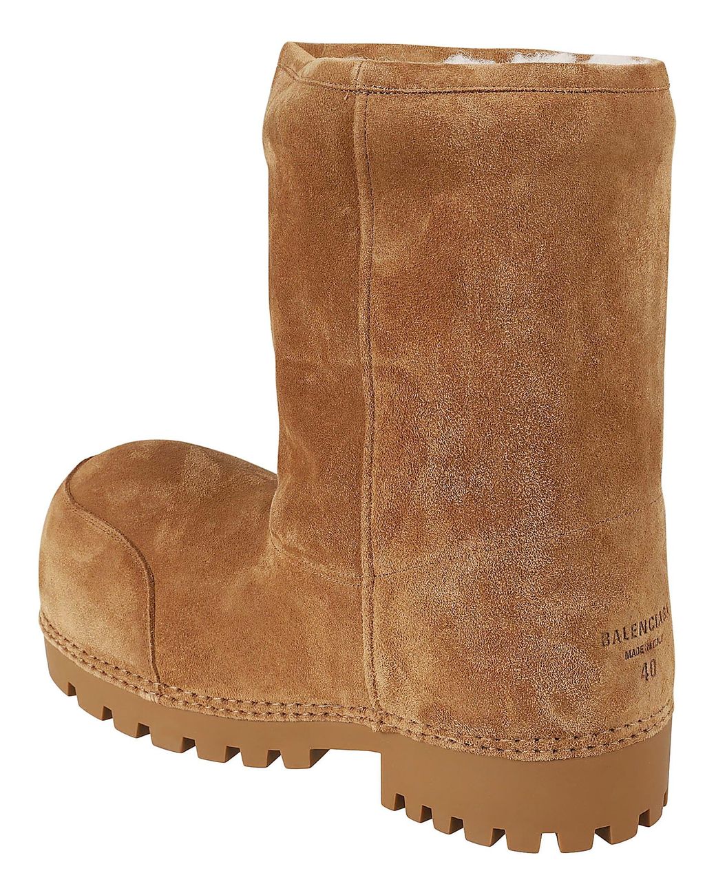 Balenciaga Alaska Fur Low Boots in Brown for Men | Lyst UK