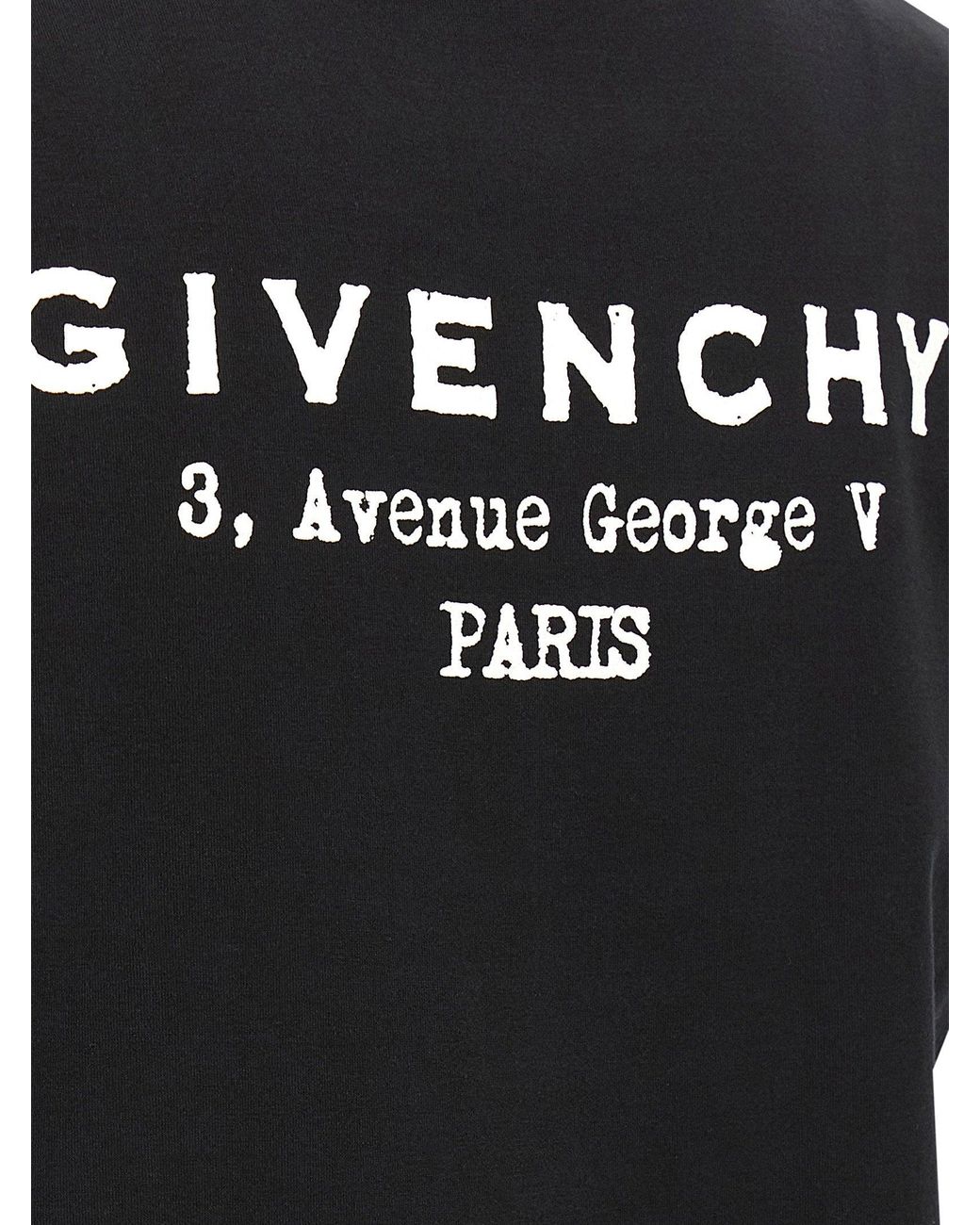 Givenchy Black Logo-Print T-Shirt