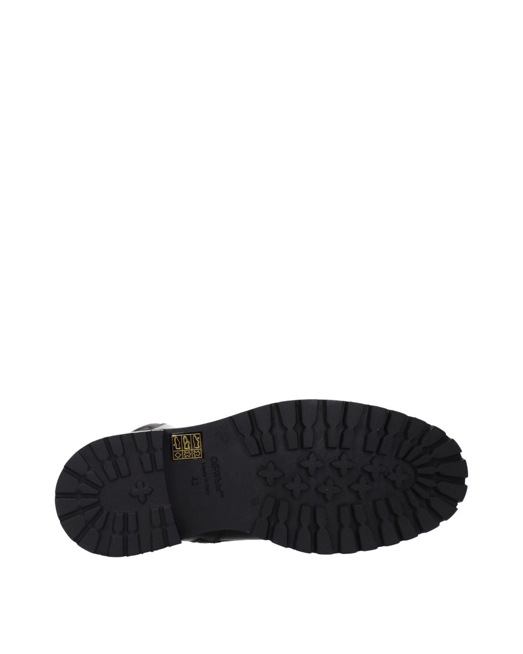 Off-White c/o Virgil Abloh Black Laceup Ankle Boots for men