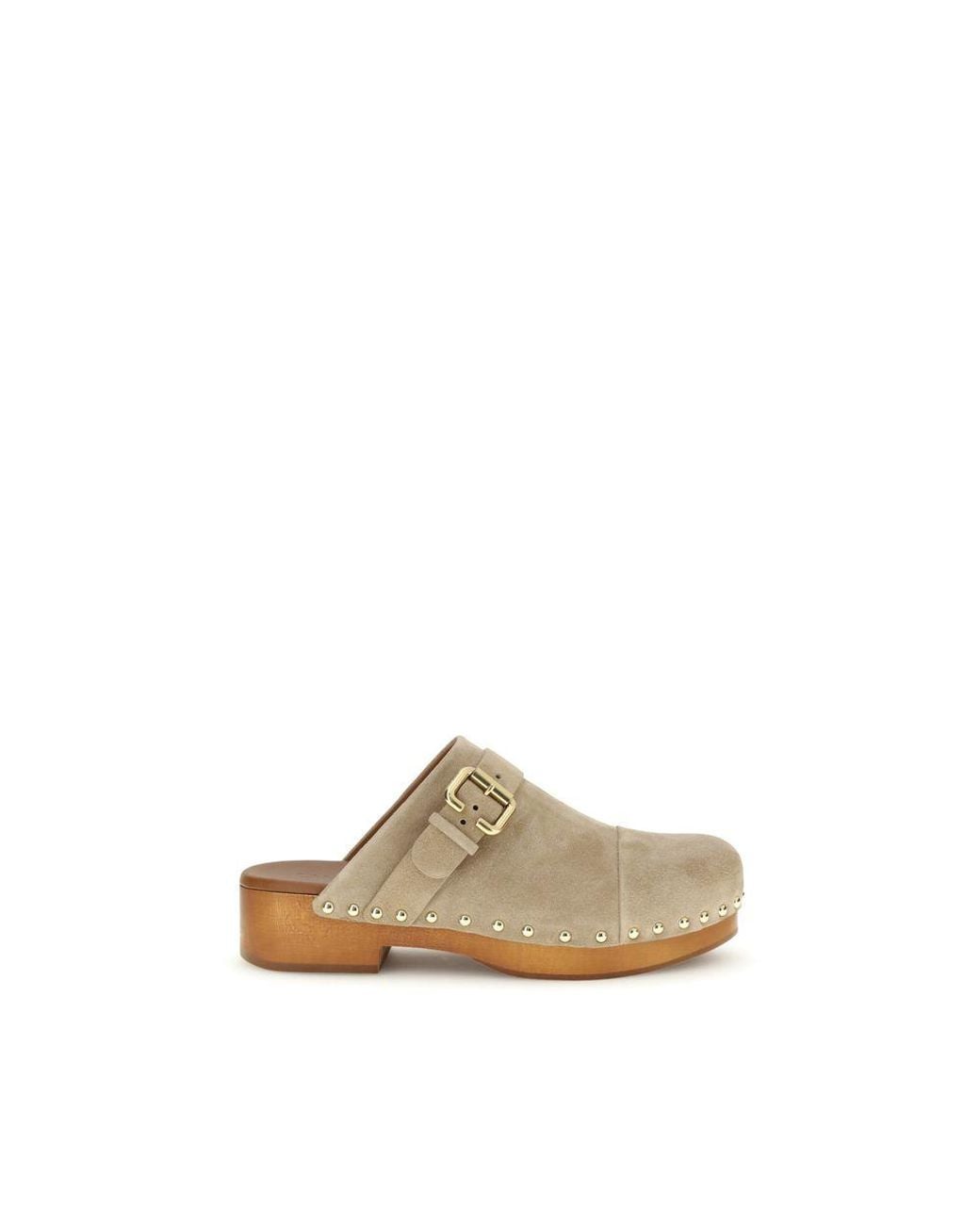 Chloé Natural Clogs