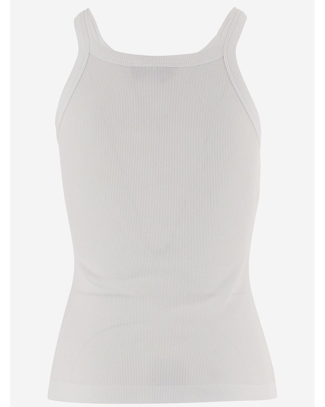 Fendi White Tank Top Cotton