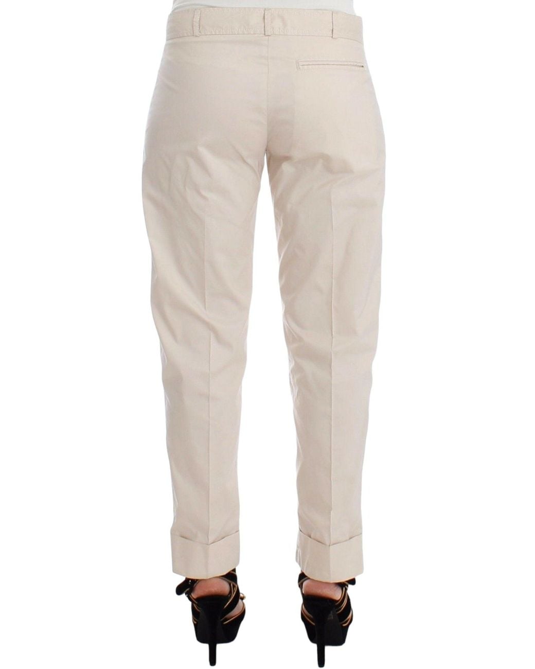 Ermanno Scervino Natural Chinos Casual Dress Pants Khakis