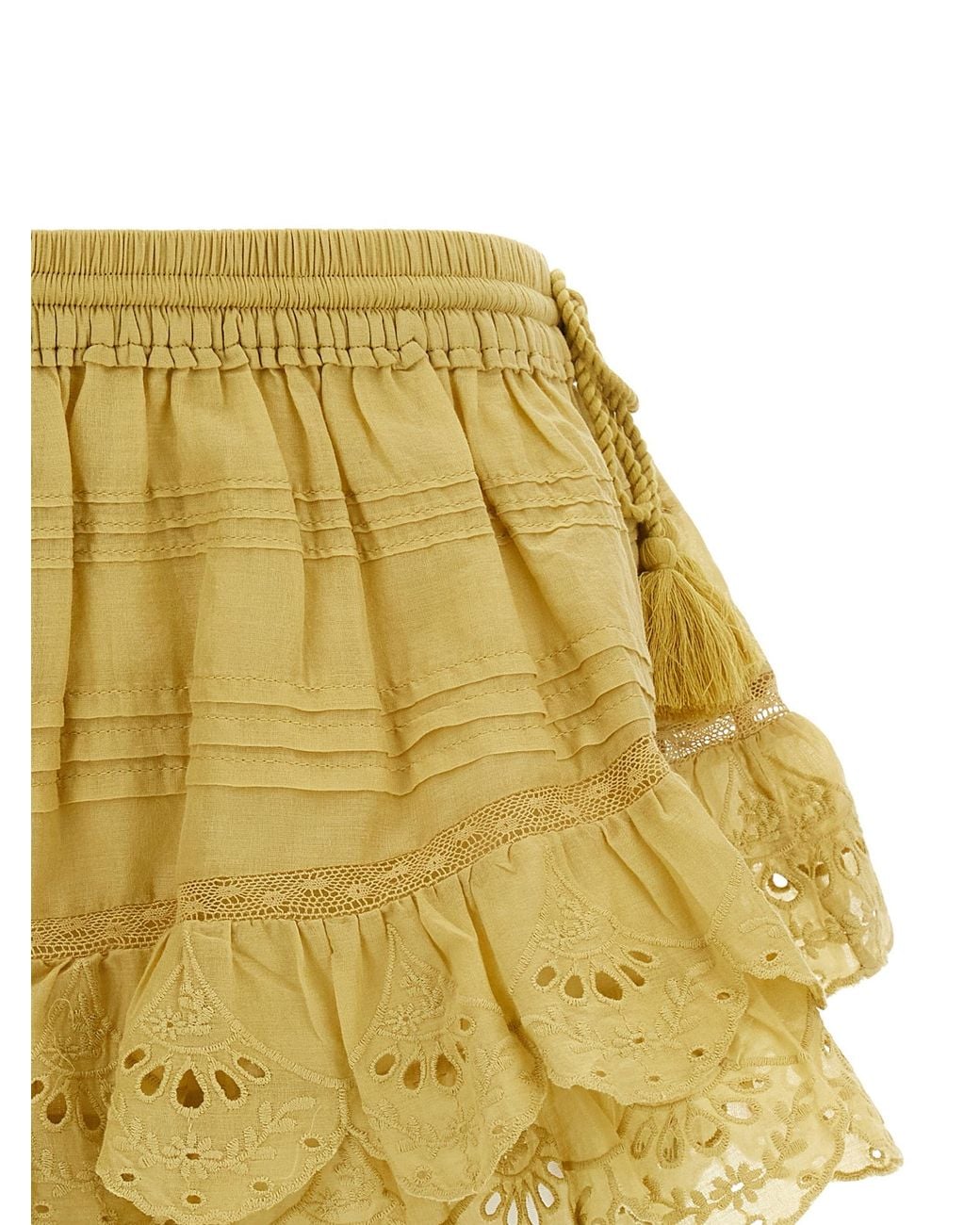 Isabel Marant Yellow Puria Shorts
