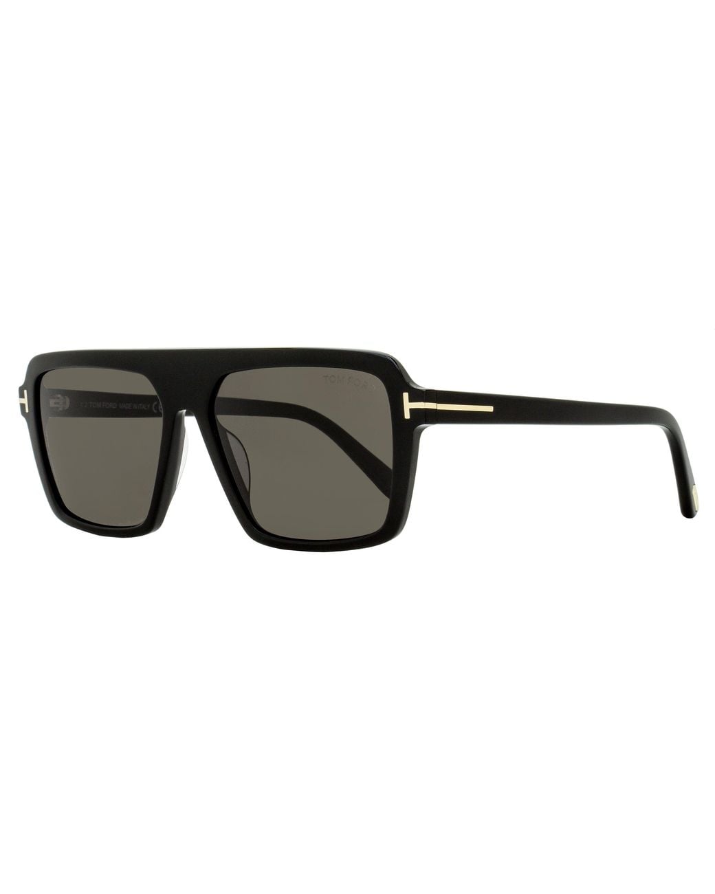 Tom Ford Black Vincent Sunglasses Tf1176 01A 56Mm Ft1176 Plastic (Acetate) for men