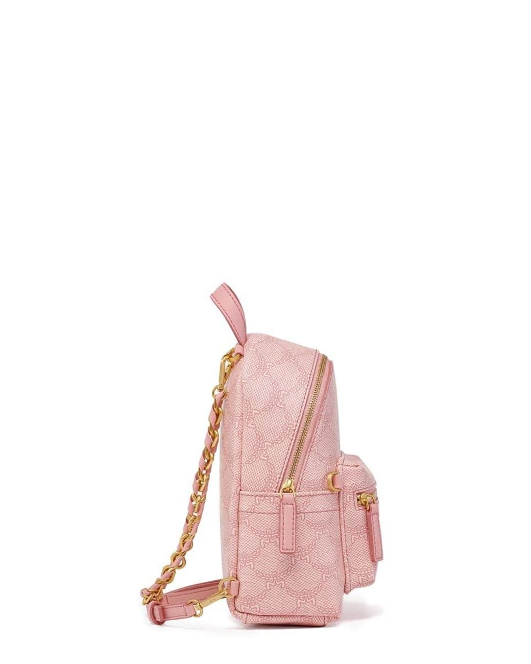 MCM Pink Backpack Stark Lauretos