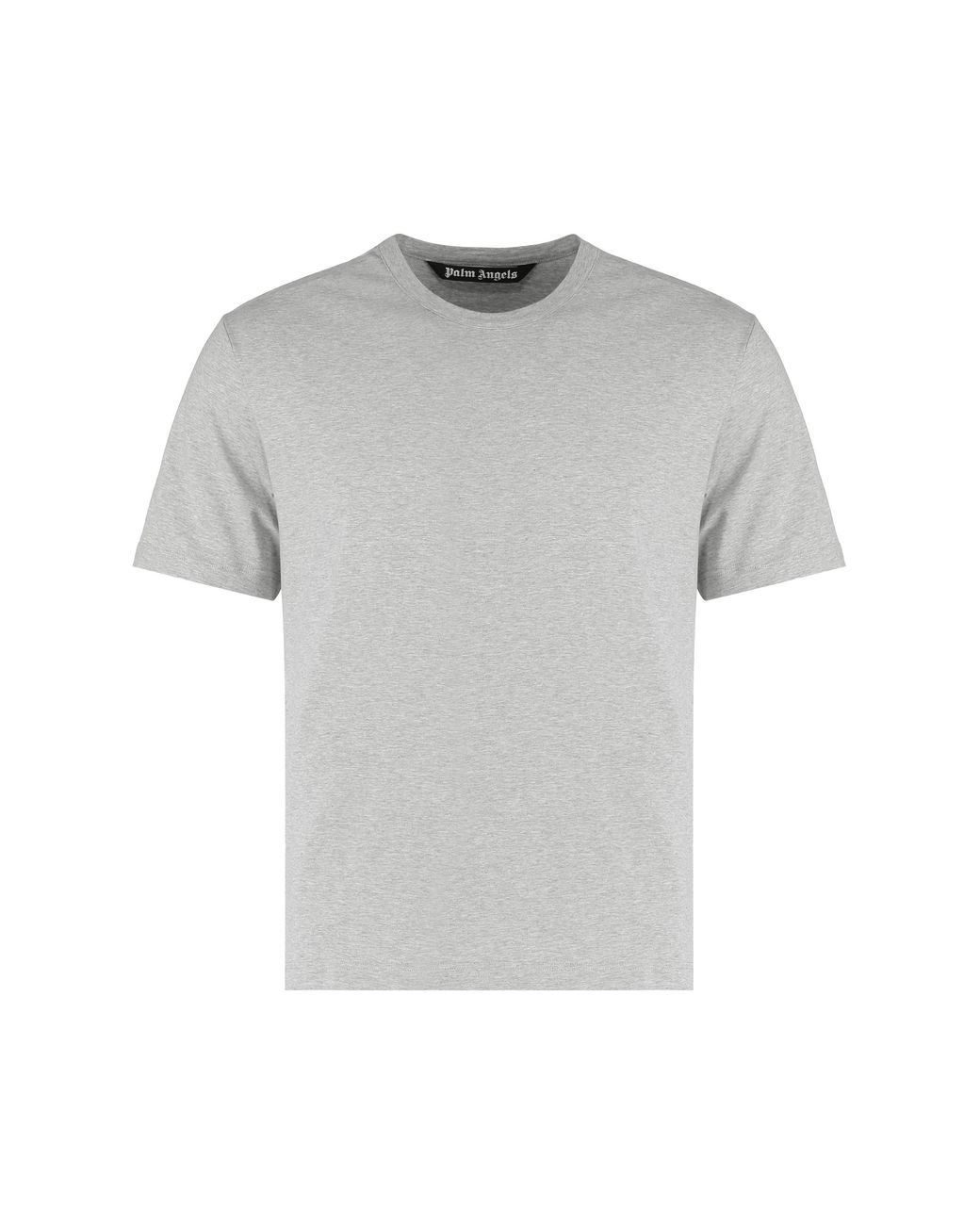 Palm Angels Gray Set Of Three Cotton Crew Neck T-Shirts for men