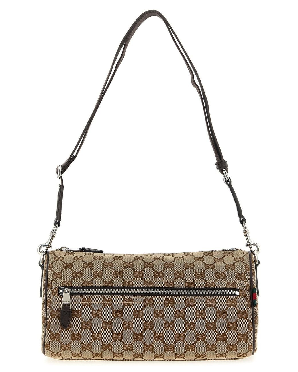Gucci Metallic Gg Fabric Shoulder Bag