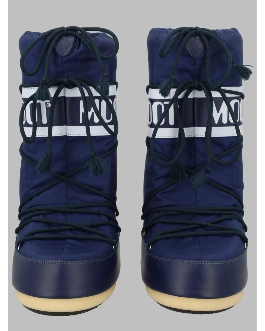 Moon Boot Blue Boots Icon Polyamide