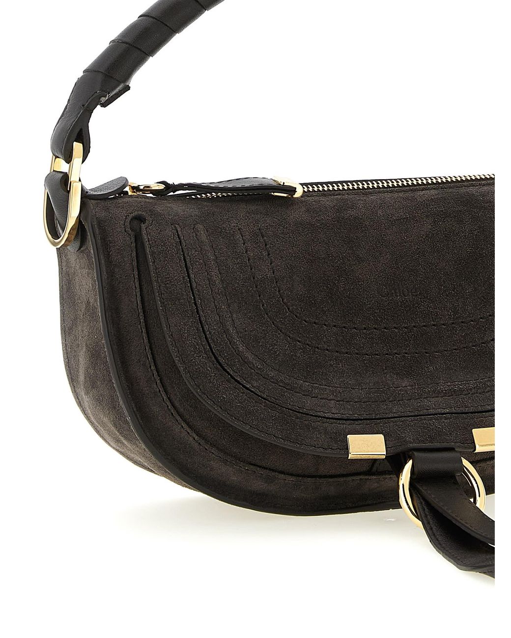 Chloé Black Marcie Mini Shoulder Bag