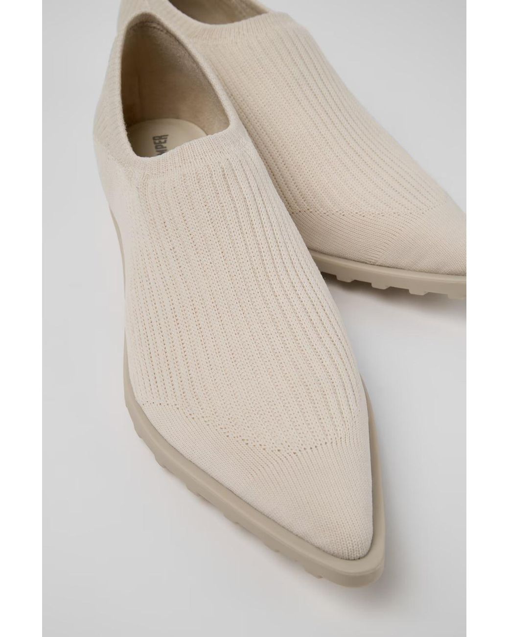 Camper White Anita Ry Low Natural Sneaker