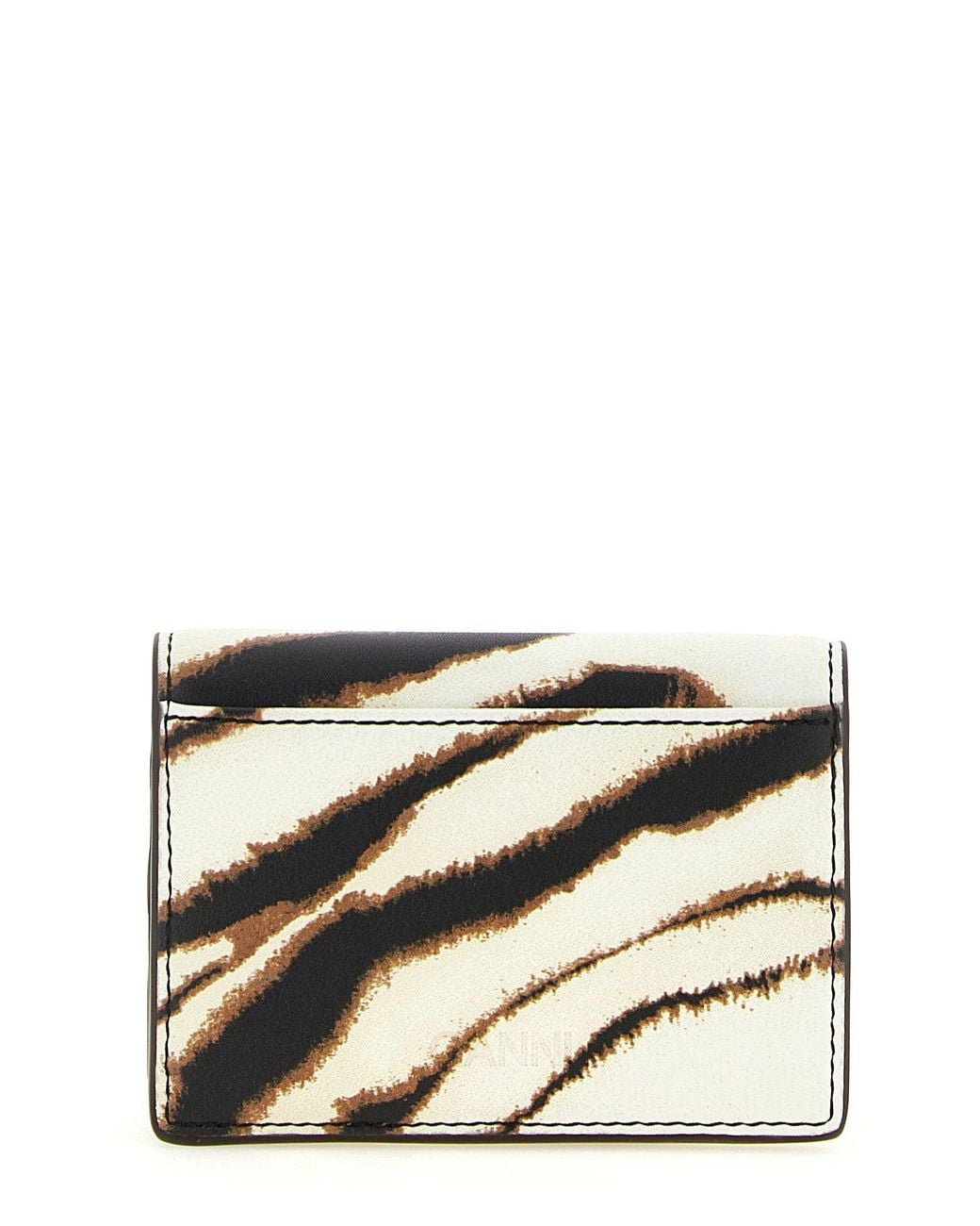 Ganni Natural Bou Card Case