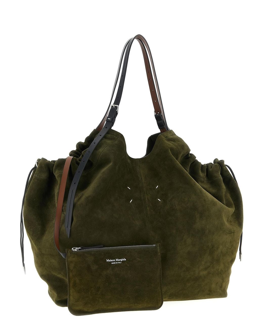 Maison Margiela 'Drawstring' Shopping Bag in Green | Lyst