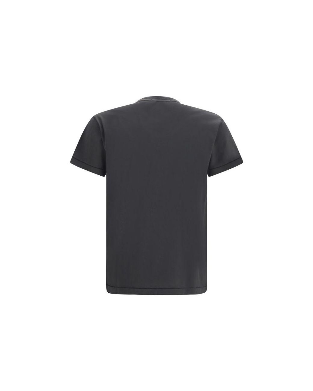 Stone Island Black Gray Cotton T for men
