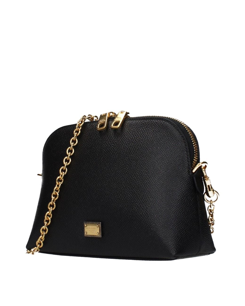 Dolce & Gabbana Black Shoulder Bags Leather