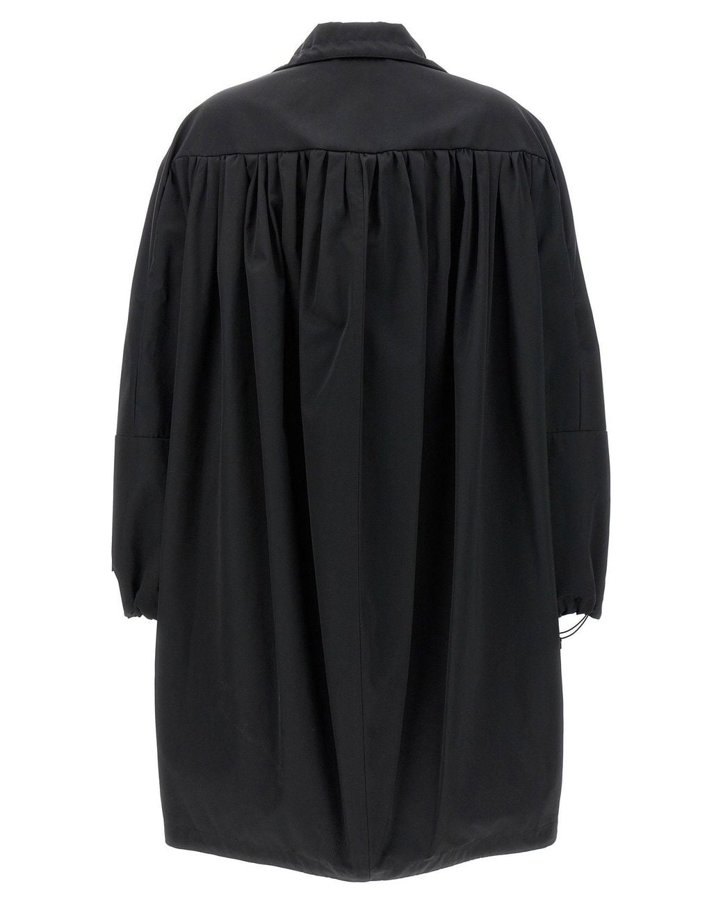 Marni Black Satin Parka Coat