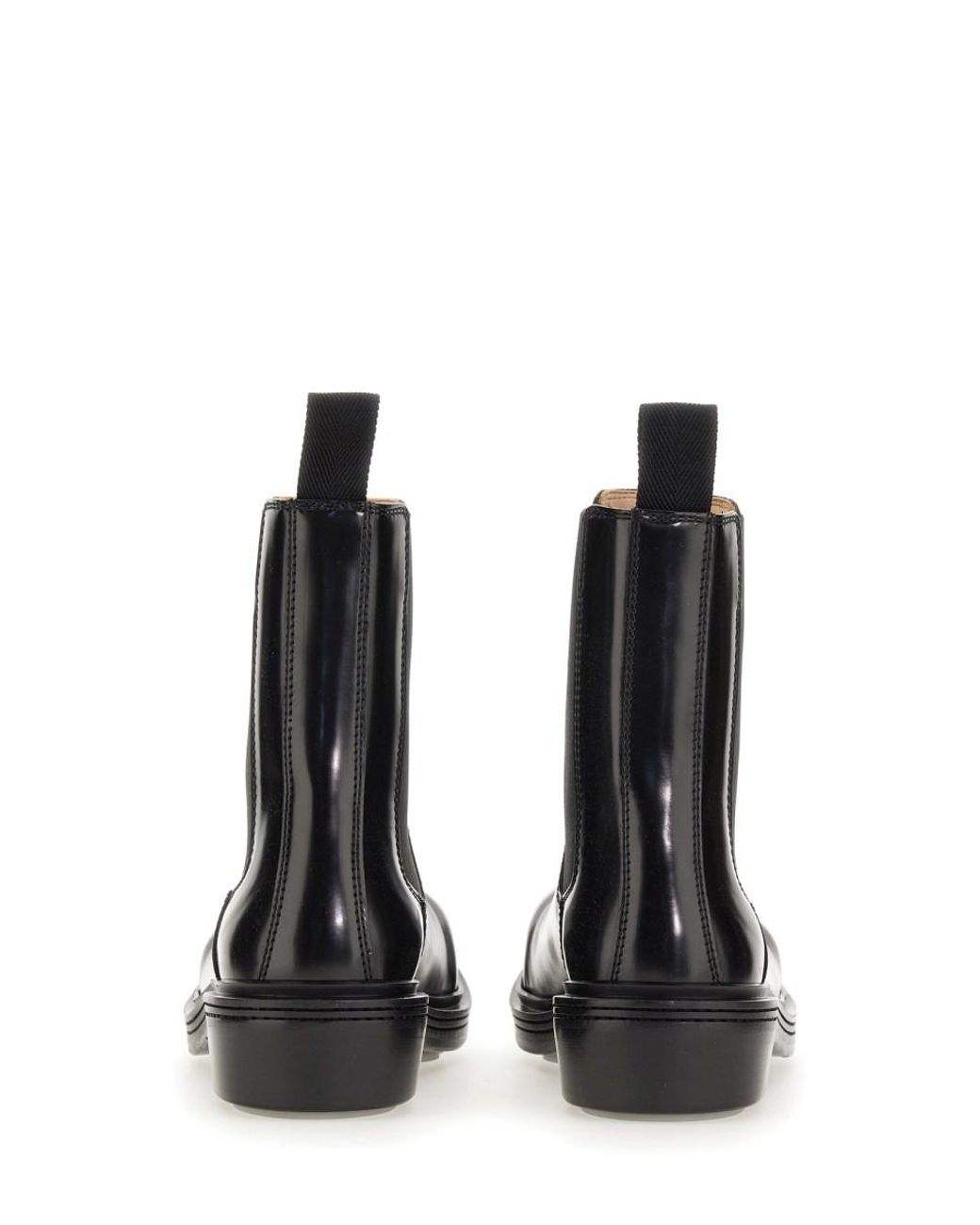 Bottega Veneta Black Chelsea Boot Fireman Calf Leather