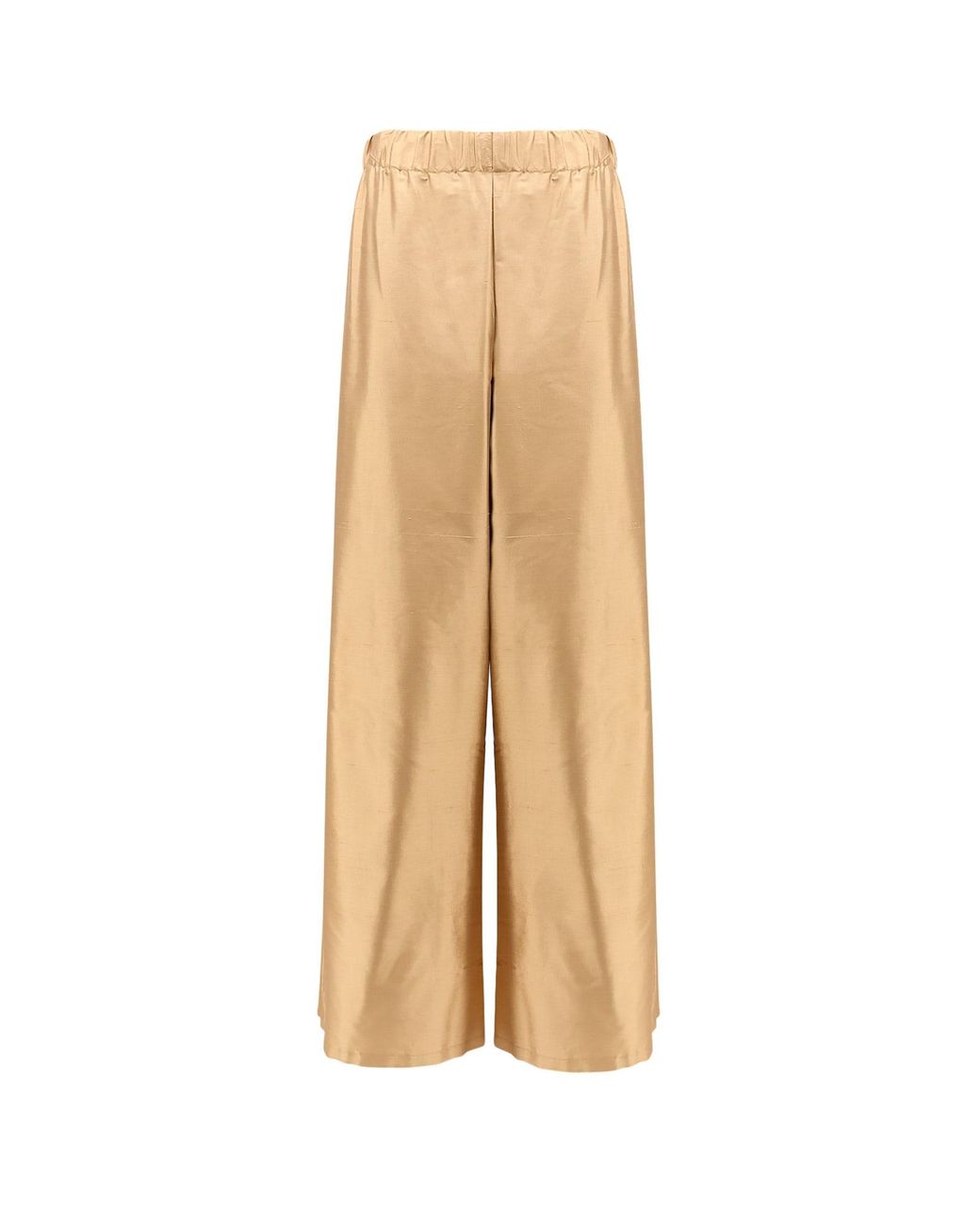 MAX MARA Avio shantung trousers マックス マラ アビオ MAX MARA Avio Pants GOLD | Base Blu