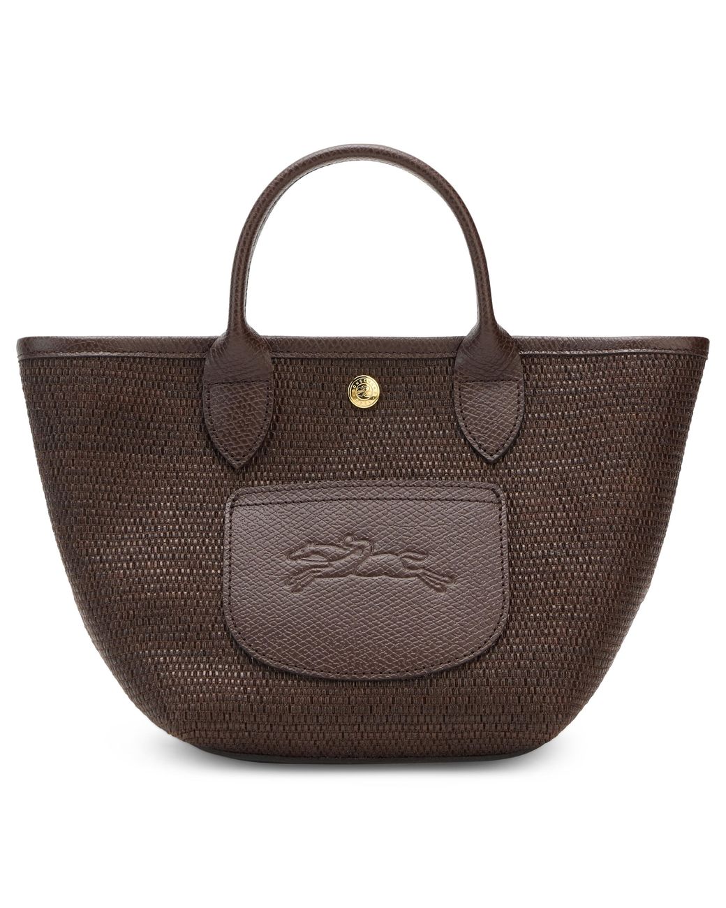 Longchamp Brown Bucket Bag Le Pliage Xs Canvas