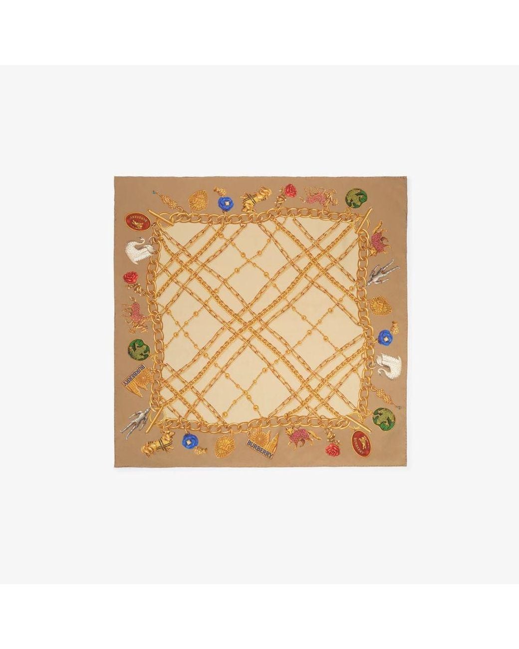 Burberry Natural Burberry Burb H26 Scarf