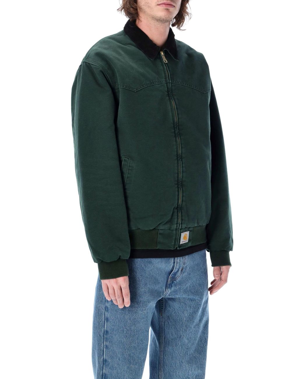 Carhartt Santa Fe Jacket in Green for Men | Lyst
