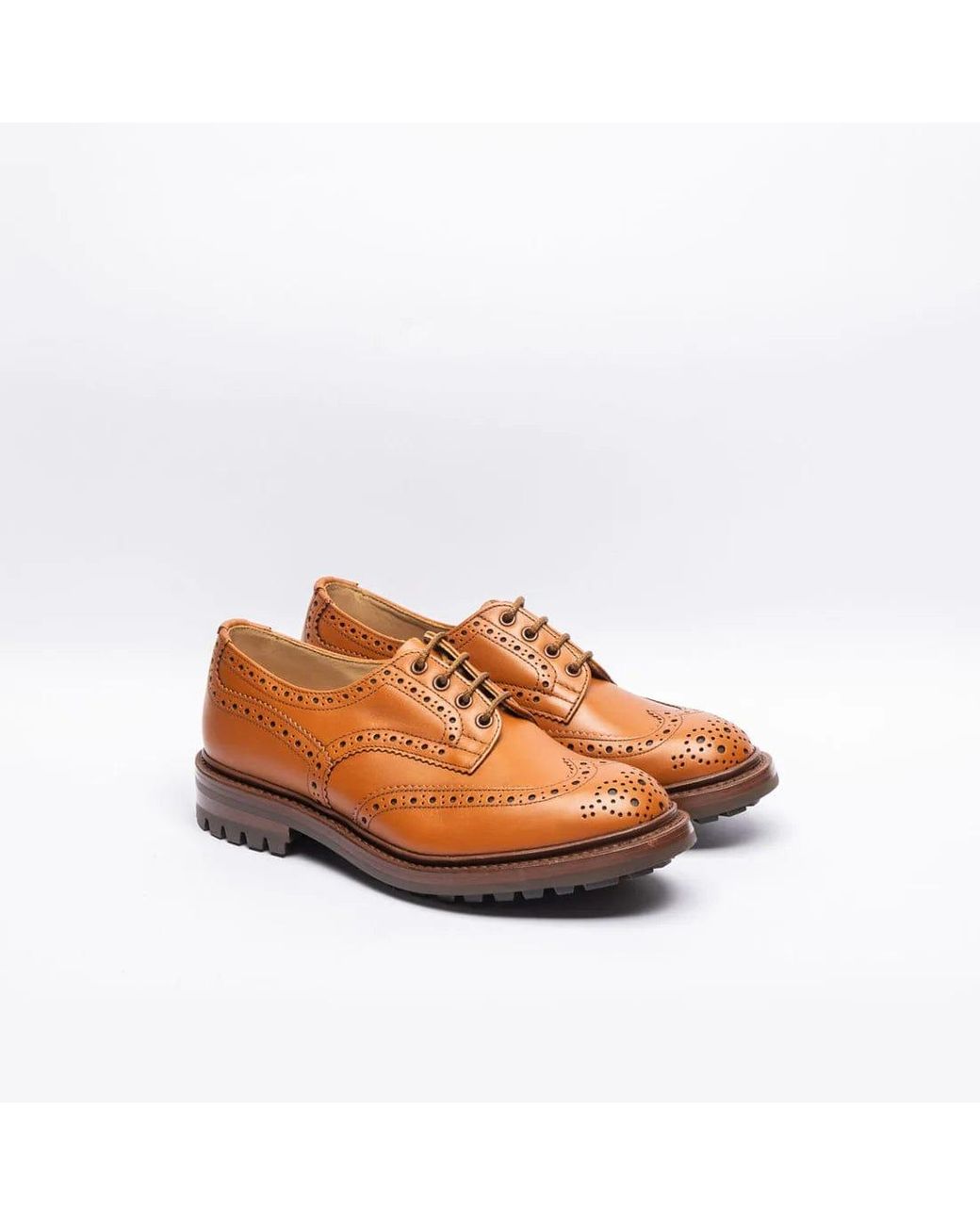 Mens brogues shop commando sole