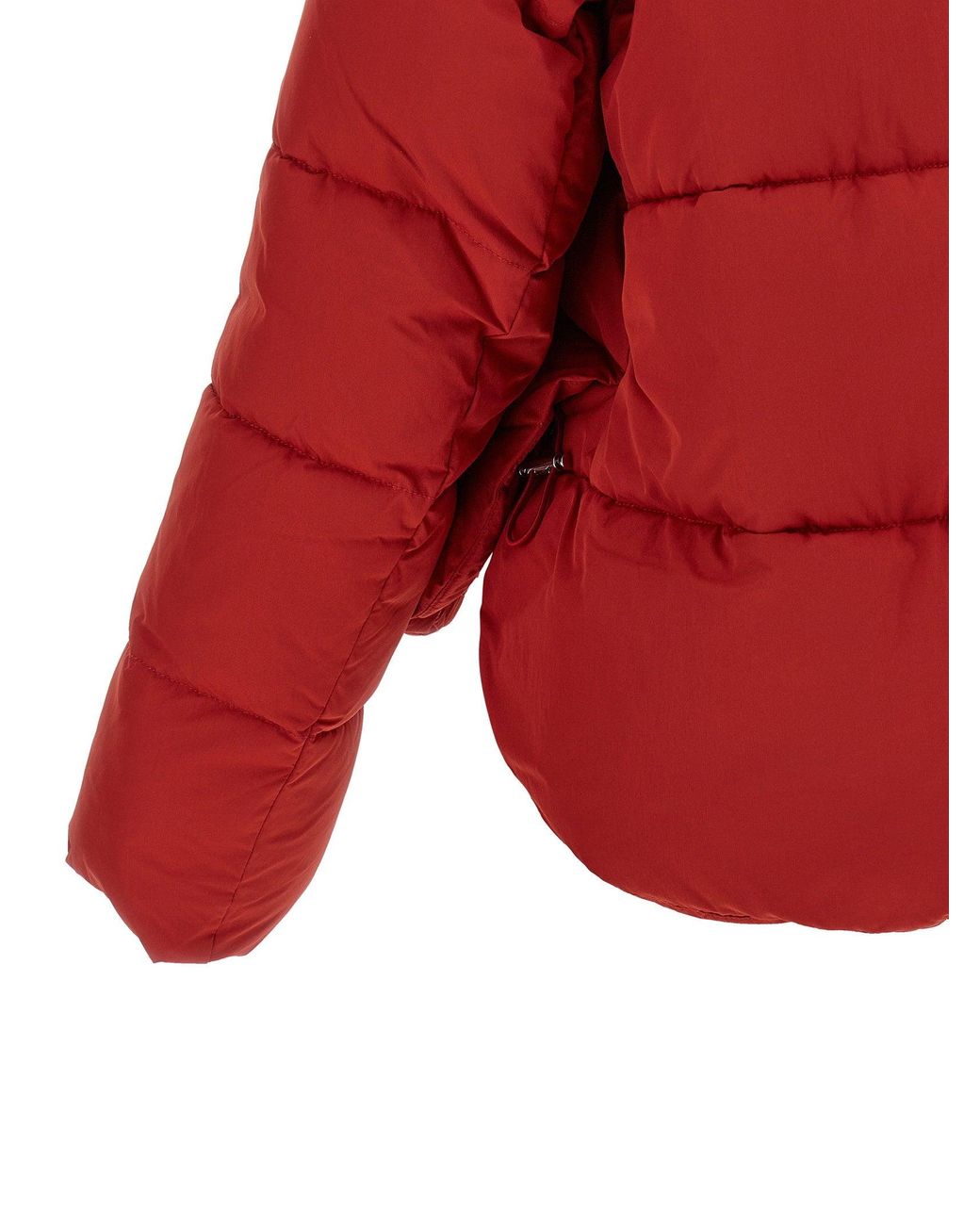 Pinko Red Quilted Down Down Jacket