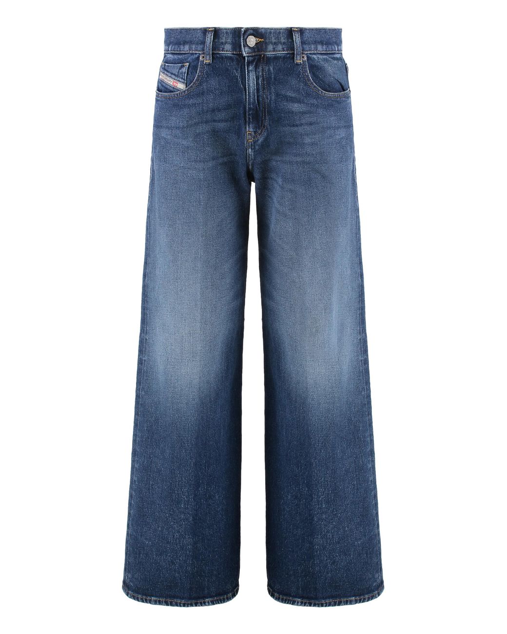 DIESEL Blue 1978 D-Akemi High-Rise Flared Jeans Cotton