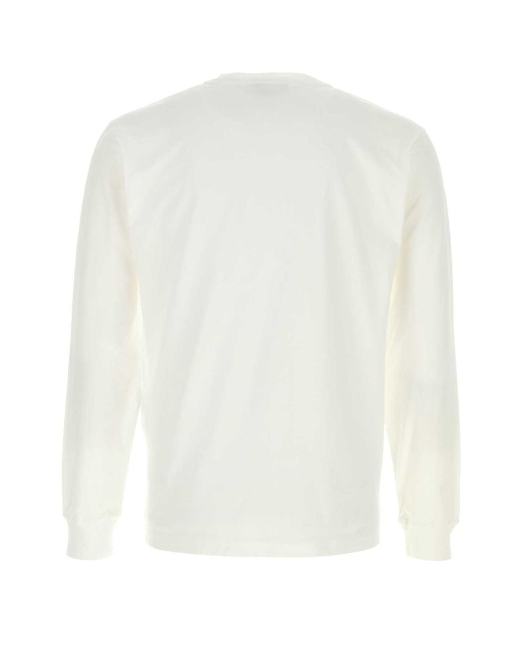Stone Island White Stone Island Logo-Patch Cotton T-Shirt
