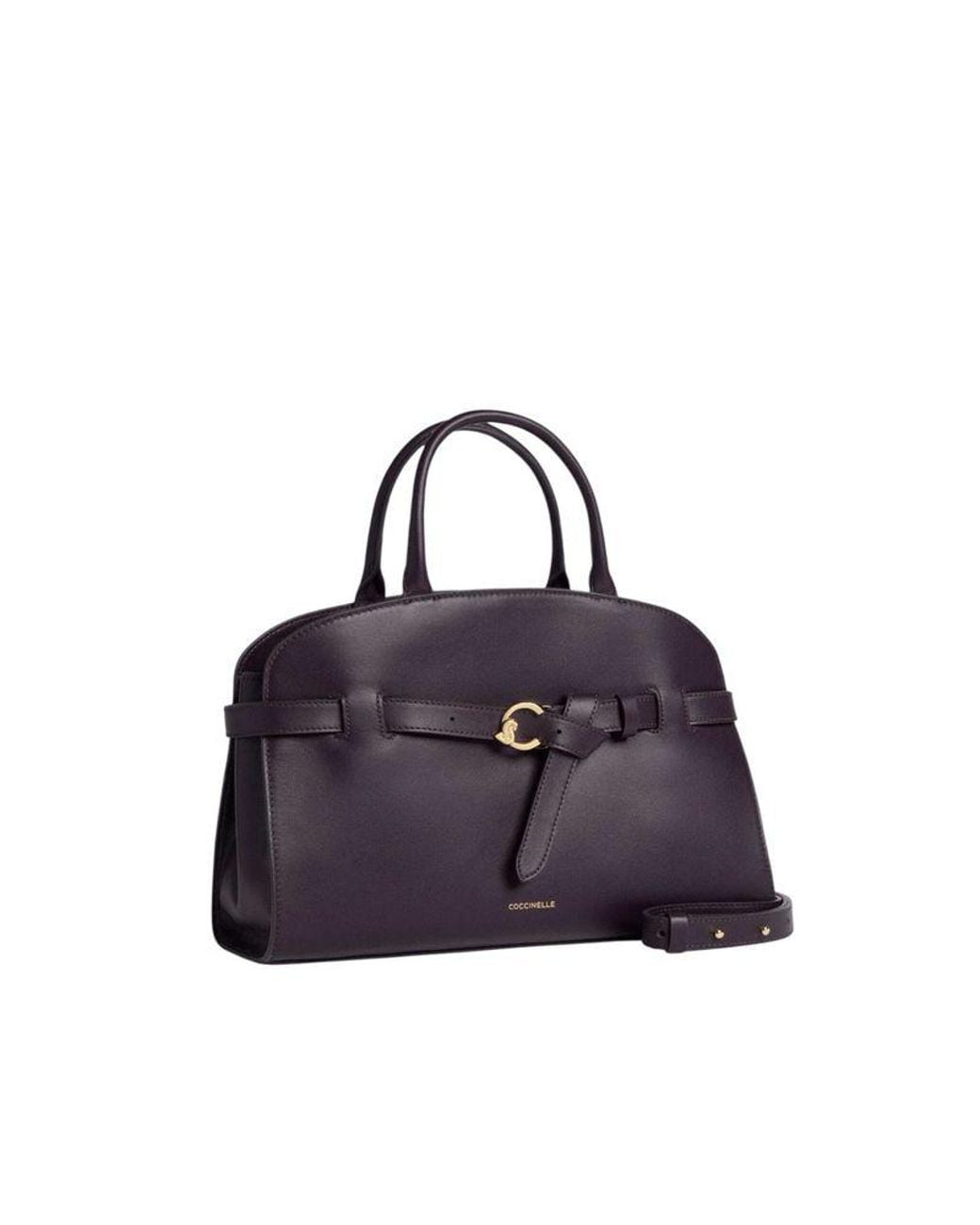 Coccinelle Blue Top Handle Bag Bovine Leather