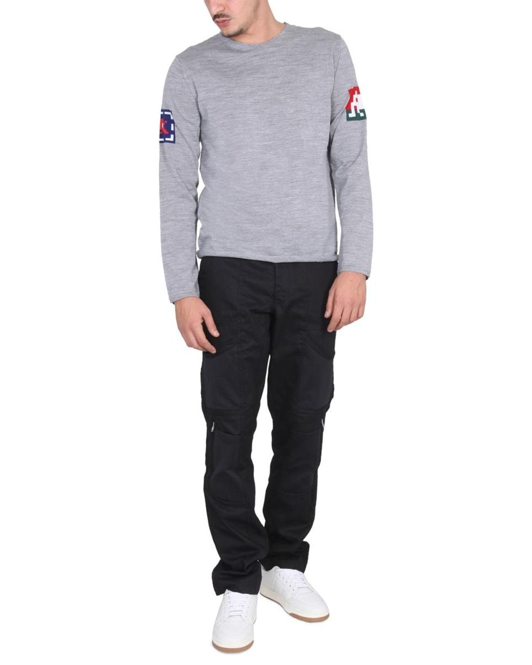 Comme des Garçons Gray Cotton Pants for men