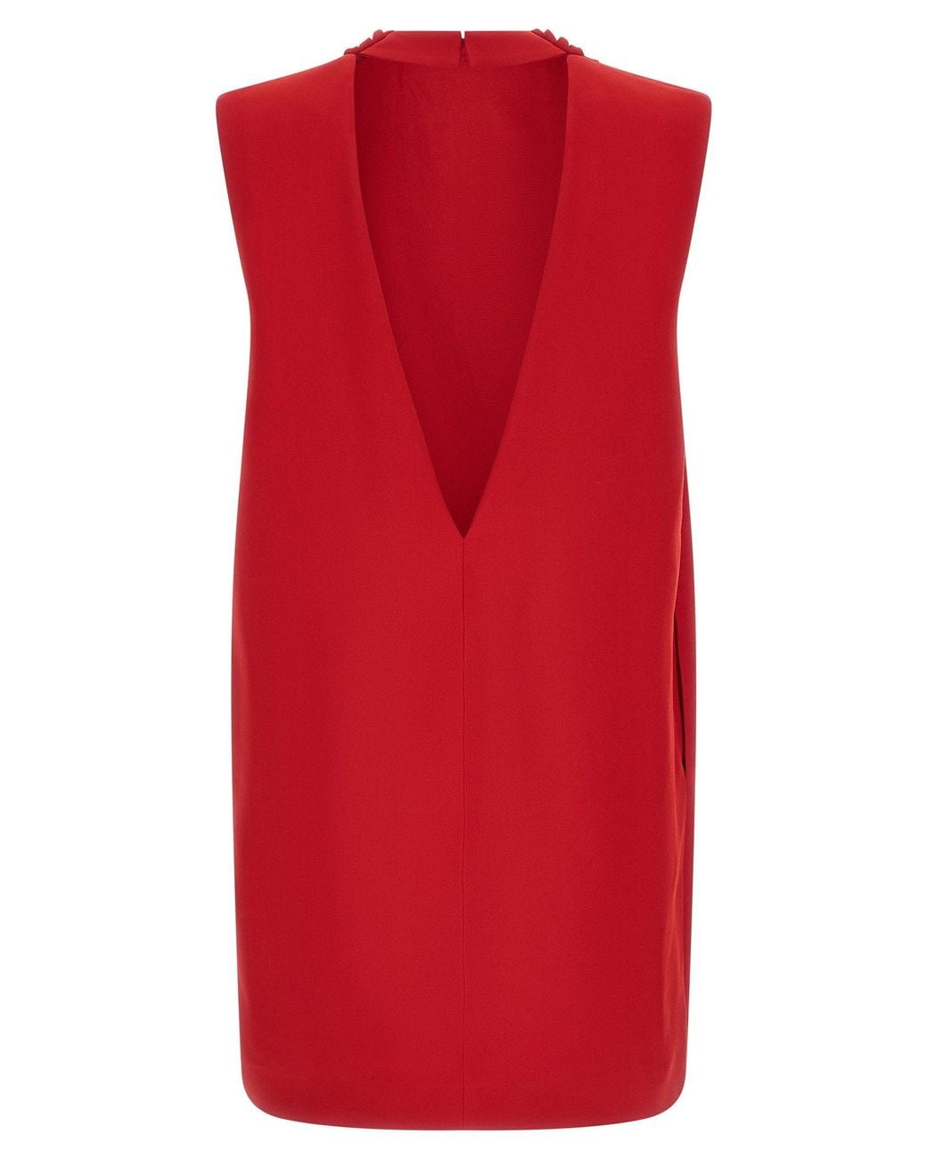 Valentino Garavani Red Solid Dress