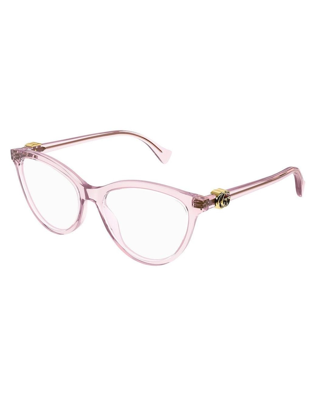 Gucci Pink Gg1179O 007 Transparent 53Mm Sunglasses