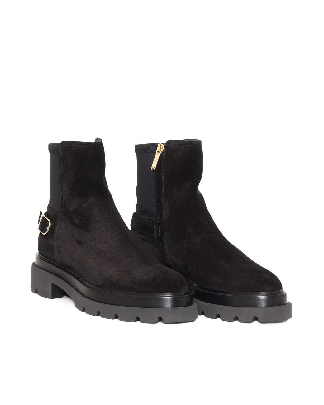 Santoni Black Boot