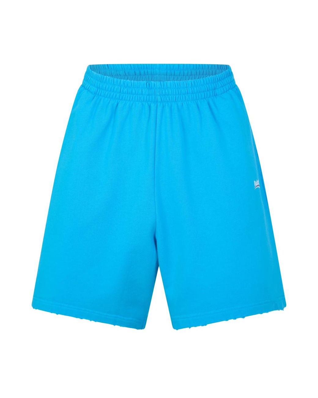 Balenciaga Blue Political Campaign Logo Shorts Clothing Pants for men