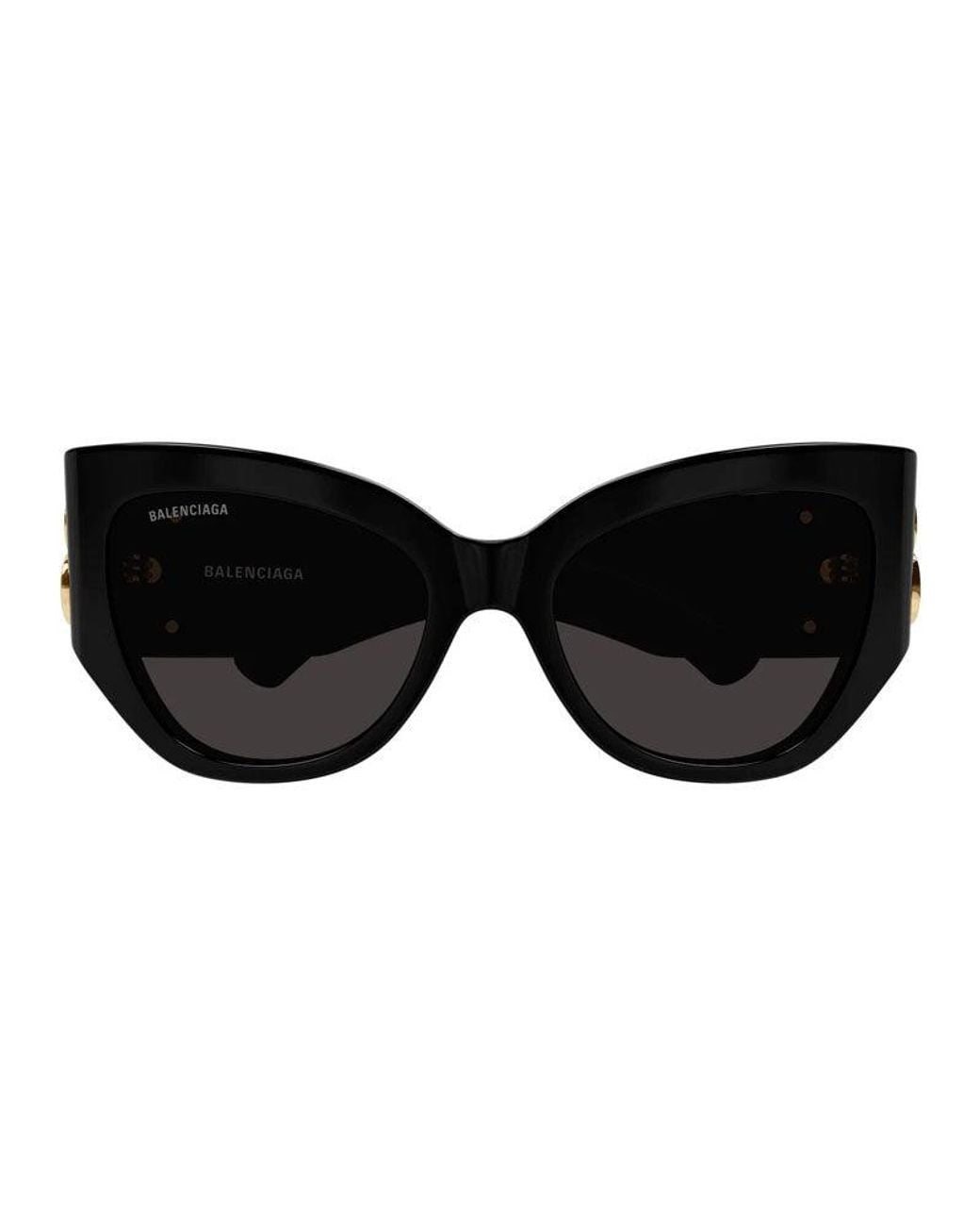 Balenciaga Black Frame And Lens Sunglasses