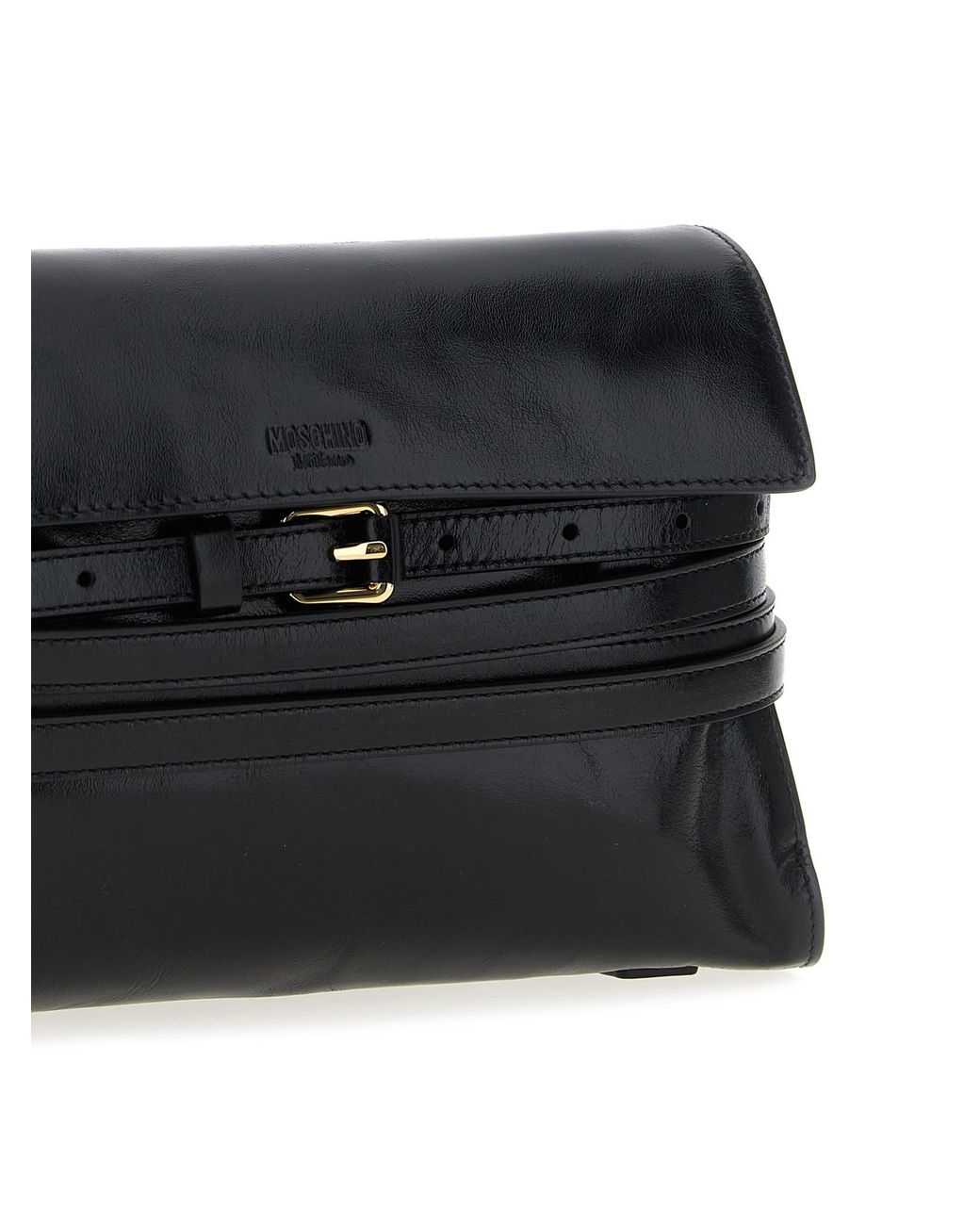 Moschino Black 'Tie Me' Crossbody Bag