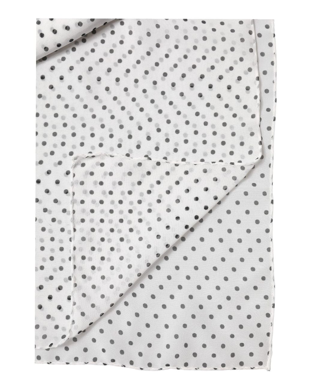 Dolce & Gabbana Gray Dolce & Gabbana Polka-Dot Polyester Shawl