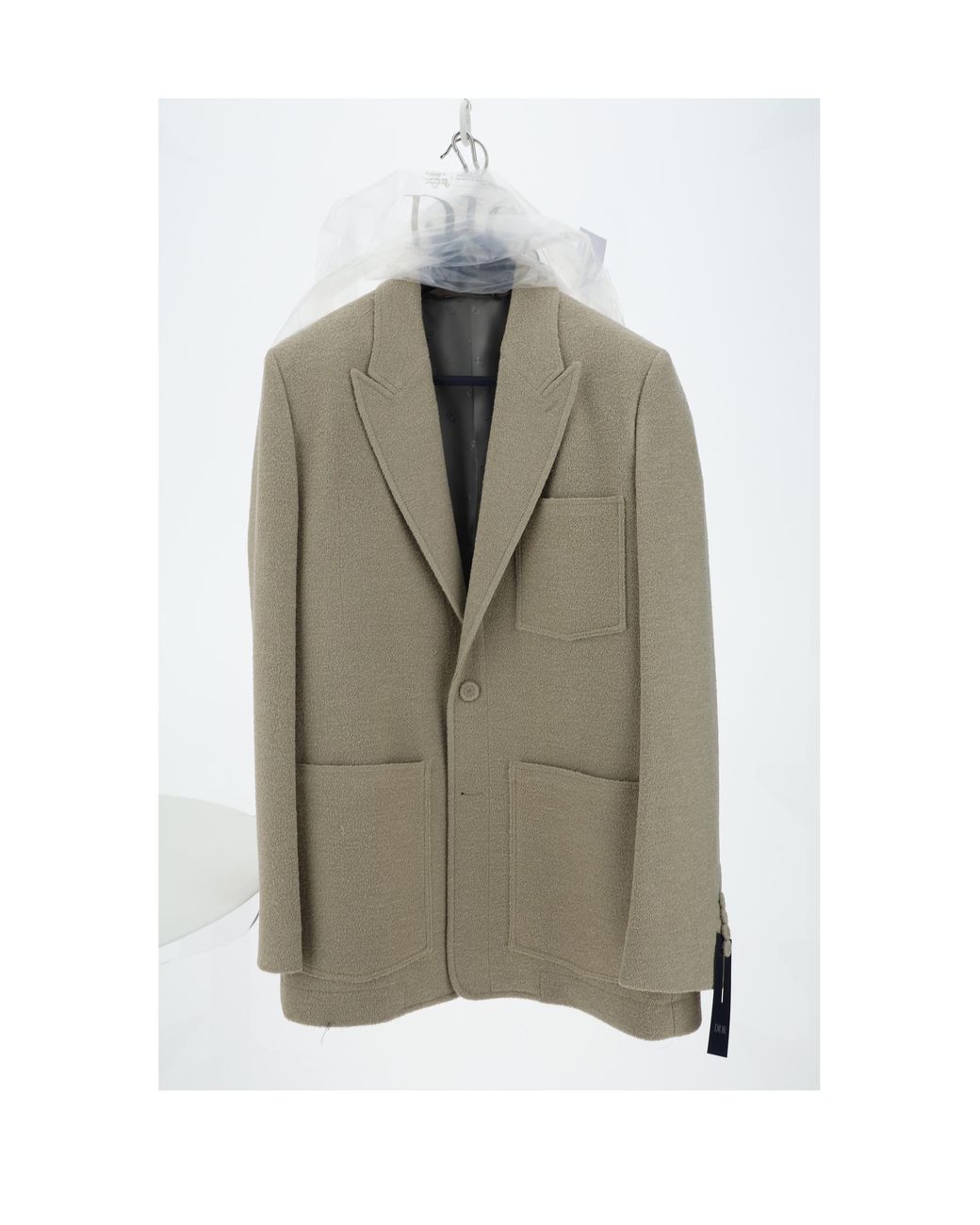 Dior Gray Jacket General Elastane for men