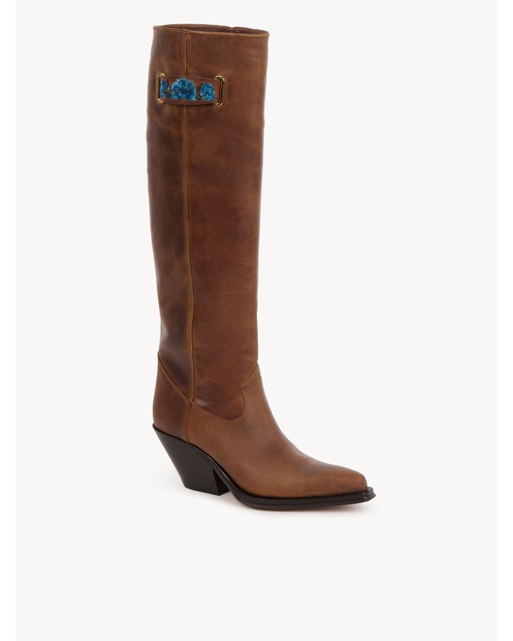 Chloé Brown Bottes Azelan Boot
