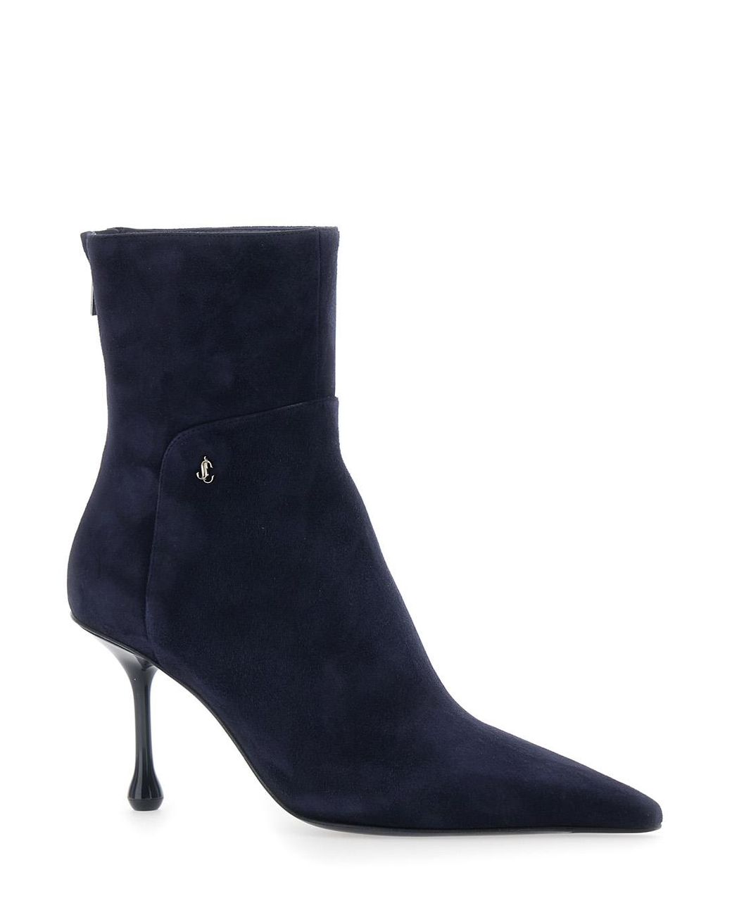 Jimmy Choo Blue Boots Cycas Ab 80 Suede Lamb Leather