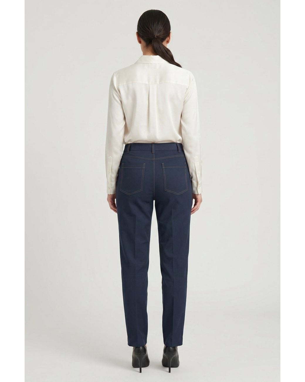 Brunello Cucinelli Blue Dark Tailored Trousers