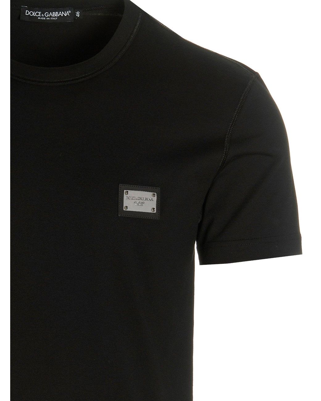 Dolce & Gabbana Black Dolce & Gabbana T-Shirt for men